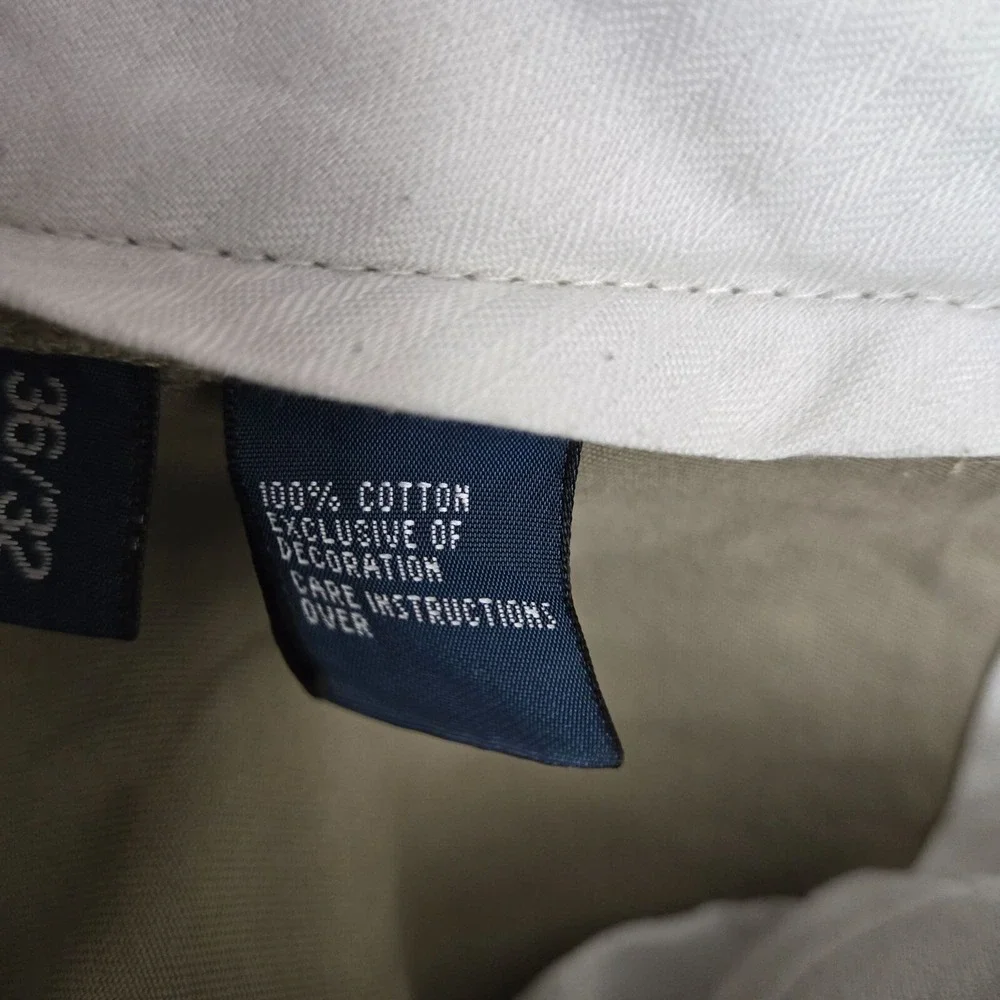 Polo Ralph Lauren Preston Mens Khaki Pants 36x30 100%‎ Cotton Classic Fit